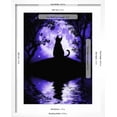 thumbnail image 5 of Art.com Rosalie's Moon Art Print by Julie Fain, White Frame Wall Art, 17" x 21", 5 of 5