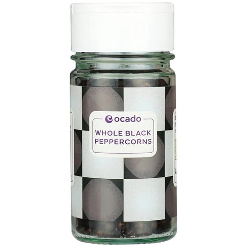 Ocado Whole Black Pepper Corns 45g, British Import (Pack of 2)