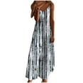 thumbnail image 3 of ZVAVZ Beach Dresses for Women 2025 Vacation,Women Vinatge Floral Sleeveless Maxi Sun Dress Strap V Neck Ankle Casual Long Dresses Multicolor,XL, 3 of 6