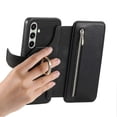 thumbnail image 4 of For Samsung Galaxy A55 5G Magnetic Leather Case with Detachable Zipper Wallet Cover, 4 of 4