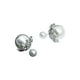 thumbnail image 1 of 1 par de pendientes de mujer, cuentas de perlas, adornos de tachuelas, pendientes simples, decoración de orejas, joyería para decoraciones de Ropa, zapatos y accesorios Miscelánea Blanco Guardurnaity AP013946-02, 1 of 6