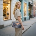 thumbnail image 7 of FORMRS Women Crossbody Purse with Chain Strap Vegan Leather Shoulder Handbag, Ethereal Mountain, 7 of 7