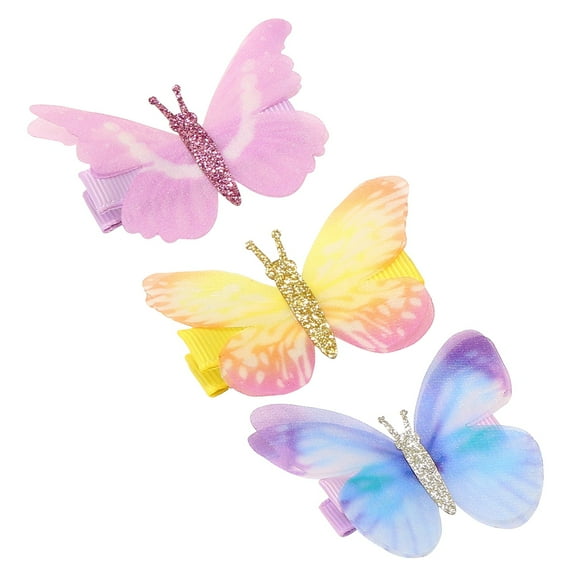 WIFKLSIIPG Butterfly Hair Clips Glitter Barrettes Butterfly Snap Hair Clips Hair Accessories