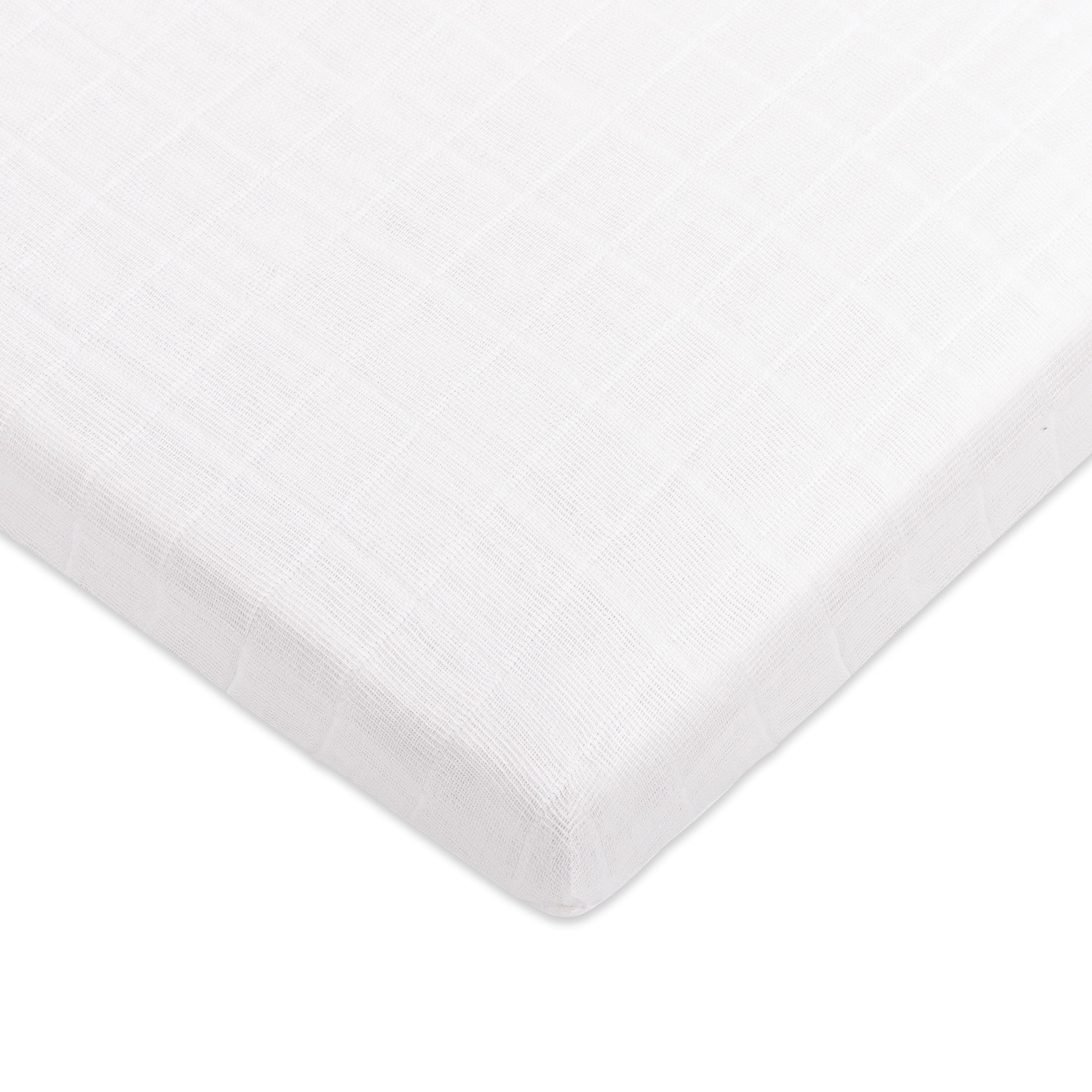 Babyletto All-Stages Midi Crib Sheet in GOTS Certified Organic Muslin Cotton