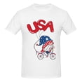 thumbnail image 4 of Bingfone Gnome 4th Of July Men'S Loose Fit Short-Sleeve Pocket T-Shirt, 4 of 7
