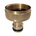 thumbnail image 1 of Conector de grifo de jardín de 2 piezas, adaptador de conector de grifo mezclador de manguera de 3/4 pulgadas, 1 of 5