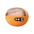 thumbnail image 2 of CHENjy Electric Nail Trimmer for Thick Nails, Automatic Nail Clipper with Buffing and LED Light, Orange, 2 of 7