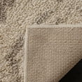thumbnail image 5 of SAFAVIEH Arizona Webster Geometric Shag Area Rug, Ivory/Grey, 6'7" x 6'7" Square, 5 of 6