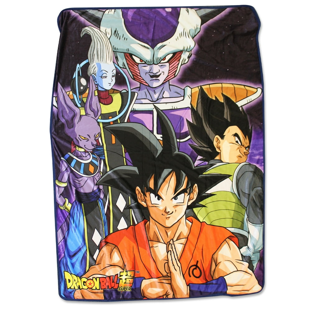 Dragon Ball Super Sublimated Throw Blanket, Group 9