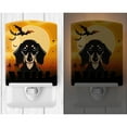 thumbnail image 2 of Caroline's Treasures BB1773CNL Halloween Smooth Black and Tan Dachshund Ceramic Night Light, 6x4x3", multicolor, 2 of 2