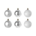 thumbnail image 6 of Outdoor Christmas Ornaments, Oversized 2.36 inch Shatterproof Xmas Christmas Plastic Balls for Outside Lawn Yard Tree Hanging Decorations 6Pcs, 6 of 6