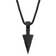 thumbnail image 1 of Collar con colgante Vintage de Odin nórdico para hombre y mujer, cadena larga de estilo Hip hop, lanza del Faraón, cabeza de flecha, 1 of 4