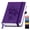 Purple, variant on Lined Journal Notebook 365 Pages, A5 Leather Journals for Writing Women & Men, Hardcover Notebook with 100GSM Thick Paper, Daily Journal Notebook for Travel, Work, Note Taking, College Ruled