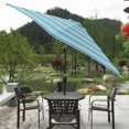 thumbnail image 3 of 9FT Outdoor Patio Umbrella, Outdoor Table Umbrella with Crank and Push Button Tilt, Yard Umbrella for Garden, Pool, Backyard, Balcony, Deck, 3 of 6