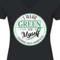 thumbnail image 4 of Inktastic I Wear Green for Myself- Cerebral Palsy awareness Women's V-Neck T-Shirt, 4 of 5