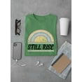 thumbnail image 3 of Still Rise Retro Grunge Rainbow T-Shirt Men -Image by Shutterstock, Male 5X-Large, 3 of 4