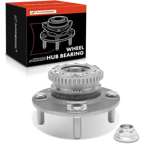 A-Premium Wheel Hub and Bearing Assembly Compatible with Hyundai Elantra 2001-2006 Kia Spectra Spectra5 2005-2009 L4 2.0L FWD Rear Left or Right
