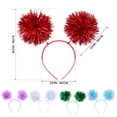 thumbnail image 2 of 5 diademas con pompones, diadema bopper, diadema para fiestas, diademas festivas, diadema para cosplay, 2 of 5