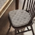 thumbnail image 2 of VHC Brands Chair Pad 16.5x18, Cotton Dining Room, Kitchen Chair Pads, Seat Cushion with Ties, Tucked, Custom House Collection, Rectangle 16.5x18, Natural, 2 of 3