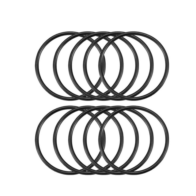 10 Pcs Anillos O Mecánicos Sello de Aceite Arandelas de Sellado Negras 40mm x 45mm x 2.5mm