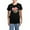 With Blue Strpe Pant, variant on - Sloth Pajamas - Women's Short Sleeve Print T-Shirt and Pants Dark Cotton Pajama Set
