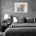 thumbnail image 6 of Bathroom Highland Cow Wall Decor Longhorn Cow in Bathtub Wall Art Farmhouse Bathroom Pictures Beach Canvas Painting Print Modern Artwork Framed for Bathroom Restroom 12"x16", 6 of 6