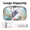 thumbnail image 3 of Koala Travel Organizer Oxford Cloth Waterproof Storage Pouch Hard Drive Bags Computer Cable Organizer Power Plug Travel Organizer Small 5.9x9.44x3.14 in, 3 of 6