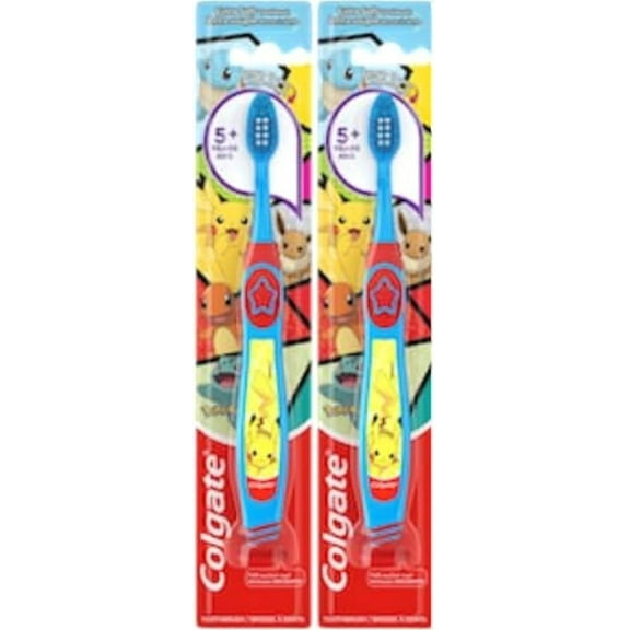Colgate Pokemon Kids Toothbrush, Extra Soft, 5  Yers, Pack of 2