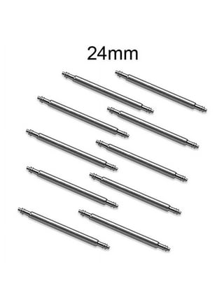 Spring Bar Pins 18mm x 1.5mm Double Fringe Stainless Steel Watch Band Pins  Replacement Watch Lug Link Pins 20Pcs 