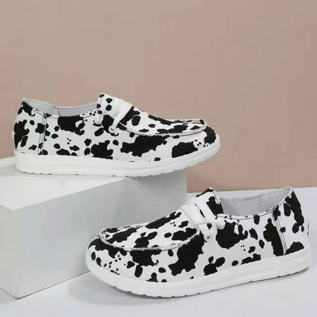 Womens Slip On Casual Shoes for Women | Lightweight Canvas Sneakers | Memory Foam Loafers Shoes