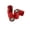 A red, variant on Aluminum Alloy Car Wheel Tire Valve Caps Dust Accessories For Alfa Romeo 159 Giulietta 147 Mito Giulia 156 166 GT Stelvio Tonale