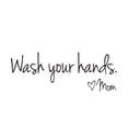 thumbnail image 3 of Coofit 2PCS Wall Sticker Creative Letter Sign Waterproof Wall Decal Bathroom Sticker, 3 of 10
