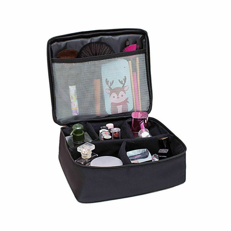 Buy ROWNYEONMakeup Bag Cosmetic Case 10.2 Small Travel Makeup case  Portable Vanity Beauty Box Makeup Artist Storage Bag with Adjustable  Compartment Toiletry Accessories Eva Waterproof TPU，Pink Online at  desertcartINDIA