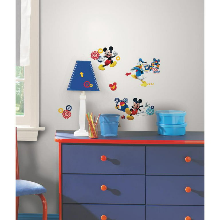 RoomMates Mickey and Friends Peel and Stick Wall Decals with Dry Erase