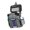 grey, variant on Sturdy Oxford Fabric Travel Cosmetic Bag With Secure Pockets And Adjustable Straps For Makeup