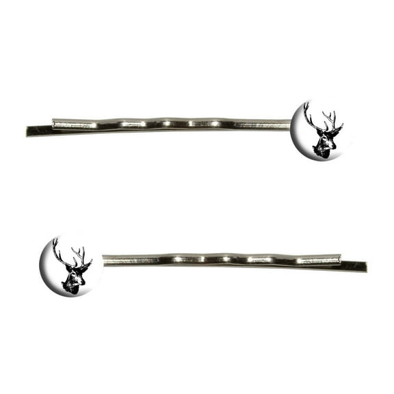 Deer Head - Buck - Deer Hunting Bobby Pin Hair Clips