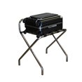 thumbnail image 3 of Proman Products LG17009 Katella Luggage Rack - Stainless Steel with Black Straps, 3 of 4