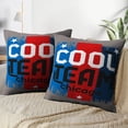 thumbnail image 4 of LALILO Throw Pillow Covers Cool Team Shirt Artwork Clothing Cool Fashion Cushion Cover 18" x 18", 2 Pack, 4 of 6