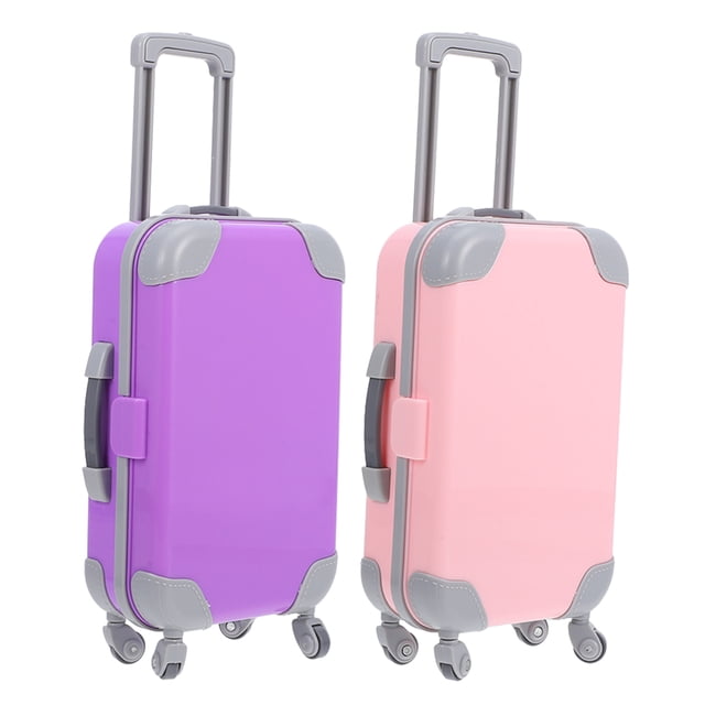 MOVTOTOP Portable Mini Luggage Box for Kids Play with Assorted Color ABS Material 18 inch