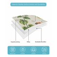 thumbnail image 4 of Quilt King Size Bedding Set, Ladybugs Eucalyptus Reversible Summer Quilt 3 Pieces, Spring Botanical Leaves Green Lightweight Bedspreads Coverlets with 2 Pillow Shams for All Seasons, 4 of 5