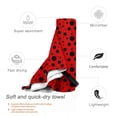 thumbnail image 3 of Kll Ladybug Pattern Microfiber Beach Towel Fast Drying,Extra Large 27.5"X55" Sand Free Beach Towel Super Lightweight Towels For Swimming Pool,Camping,Picnic,Yoga Gym Sports, 3 of 8
