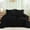 Black, variant on Dintszyayue White Ruffle Queen Comforter,Soft Seersucker Comforter Ruffled Bedding Set Adult(90"×90")