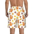 thumbnail image 3 of Naloa Cartoon Squirrel Men's Beach Shorts, Surfing shorts, Swim trunks, Quick Dry Swim Trunks for Surfing Beach Fun - XX-Large, 3 of 9