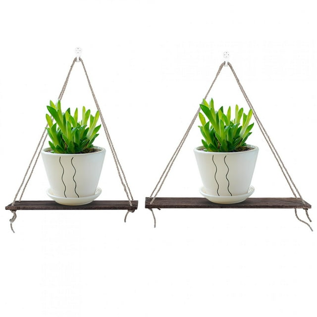 Wooden Wall Storage Rack, Floating Shelves, Antique, Wood Color Innovative Bedroom Sitting Room Hallway For Living Room Antique