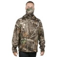 Realtree Edge Men Performance Pullover Hoodie with Neck Gaiter