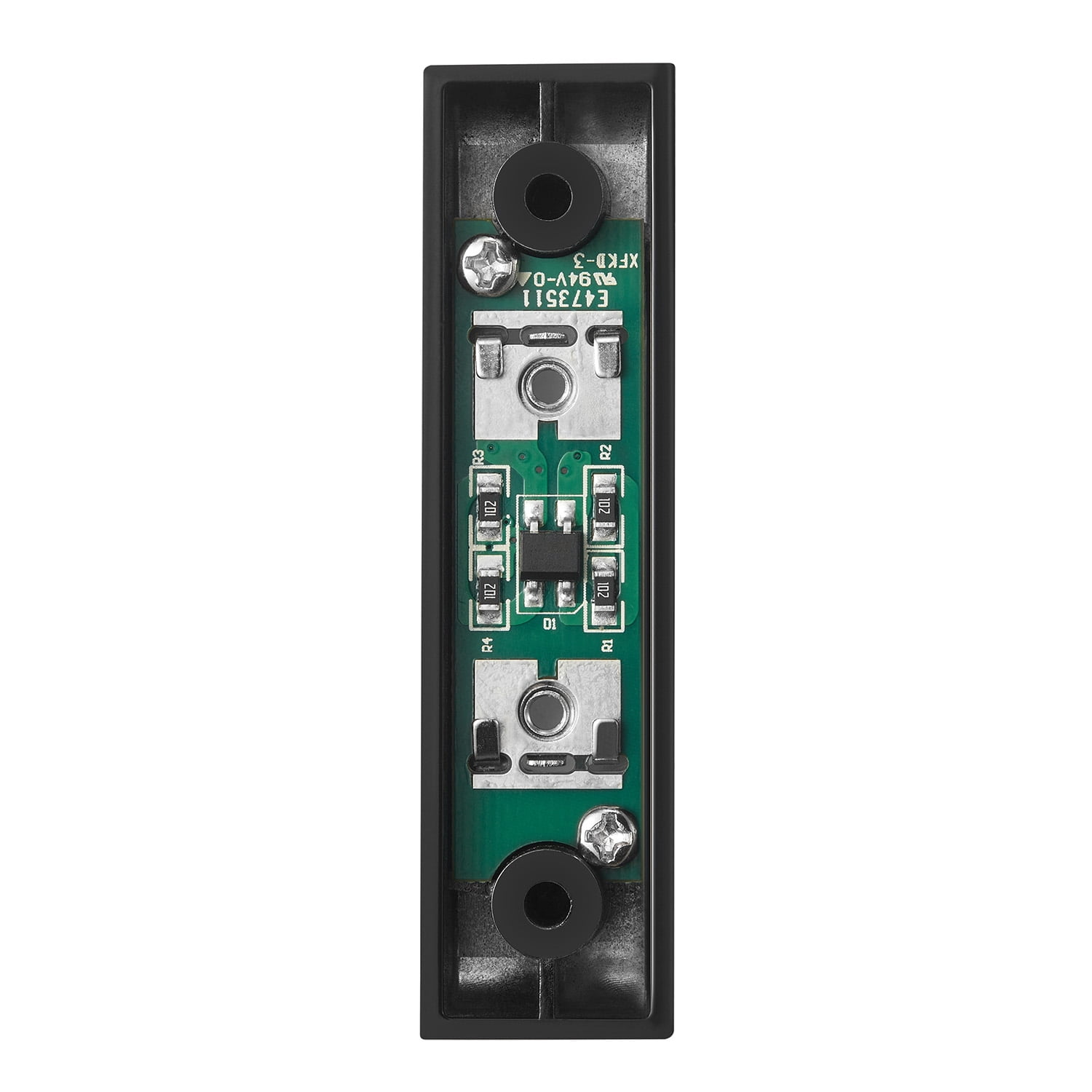 Heath Zenith Heath Zenith Black Metal Wired Lighted Push Doorbell Button