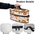 thumbnail image 5 of HELLHERO Pumpkin and Maple Leaves Travel Iron Carrier Bag Universal for Most Iron Garment Steamer Box Travel Steamer Holder for Clothing Ironing Machines, Case Only, 5 of 6