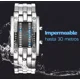 thumbnail image 5 of Reloj Para Hombre Led Binario Electrónico Impermeable Moda Correa Plateado, 5 of 8