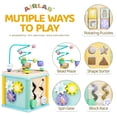 thumbnail image 2 of Juguete Montessori de madera Activity Cube Airlab para niños de 1 a 3 años, 2 of 8