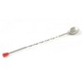 thumbnail image 1 of Stanton Trading Flatware-Specialty Bar Cuchara para agitar 11"" Twisted-Swirl Acero inoxidable Red Ball Top grande, 1 of 1